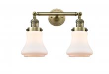  208-AB-G191 - Bellmont - 2 Light - 17 inch - Antique Brass - Bath Vanity Light