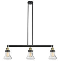 Innovations Lighting 213-BAB-G194-LED - Bellmont - 3 Light - 39 inch - Black Antique Brass - Stem Hung - Island Light