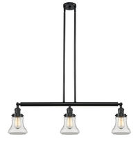 Innovations Lighting 213-BK-G192-LED - Bellmont - 3 Light - 39 inch - Matte Black - Stem Hung - Island Light