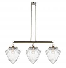 Innovations Lighting 213-PN-G664-12 - Bullet - 3 Light - 40 inch - Polished Nickel - Stem Hung - Island Light