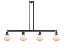 Innovations Lighting 214-BK-G321-LED - Olean - 4 Light - 51 inch - Matte Black - Stem Hung - Island Light