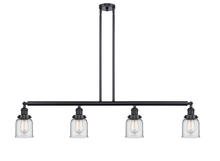 Innovations Lighting 214-BK-G52-LED - Bell - 4 Light - 50 inch - Matte Black - Stem Hung - Island Light