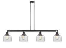 Innovations Lighting 214-BK-G72-LED - Bell - 4 Light - 53 inch - Matte Black - Stem Hung - Island Light