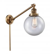 Innovations Lighting 237-BB-G202-8 - Beacon - 1 Light - 8 inch - Brushed Brass - Swing Arm