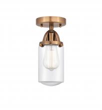 Innovations Lighting 288-1C-AC-G312 - Dover - 1 Light - 5 inch - Antique Copper - Semi-Flush Mount