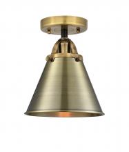 Innovations Lighting 288-1C-BAB-M13-AB - Appalachian - 1 Light - 8 inch - Black Antique Brass - Semi-Flush Mount