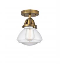 Innovations Lighting 288-1C-BB-G322 - Olean - 1 Light - 7 inch - Brushed Brass - Semi-Flush Mount