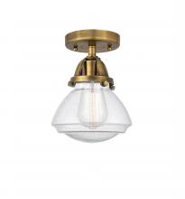 Innovations Lighting 288-1C-BB-G324 - Olean - 1 Light - 7 inch - Brushed Brass - Semi-Flush Mount