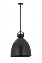  410-1SL-BK-M412-18BK - Newton Sphere - 1 Light - 18 inch - Matte Black - Pendant