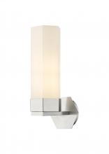 Innovations Lighting 427-1W-SN-G427-14WH - Claverack - 1 Light - 6 inch - Satin Nickel - Sconce