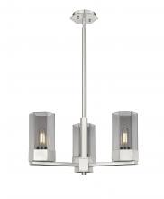 Innovations Lighting 427-3CR-SN-G427-9SM - Claverack - 3 Light - 22 inch - Satin Nickel - Pendant