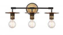 Innovations Lighting 431-3W-BBB-LED - Aurora - 3 Light - 22 inch - Black Brushed Brass - Bath Vanity Light