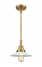 Innovations Lighting 447-1S-BB-G1 - Halophane - 1 Light - 9 inch - Brushed Brass - Mini Pendant