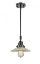 Innovations Lighting 447-1S-BK-G2 - Halophane - 1 Light - 9 inch - Matte Black - Mini Pendant