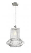 Innovations Lighting 516-1P-SN-G212 - Springwater - 1 Light - 12 inch - Brushed Satin Nickel - Cord hung - Mini Pendant