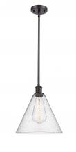 Innovations Lighting 516-1S-OB-GBC-124 - Berkshire - 1 Light - 12 inch - Oil Rubbed Bronze - Mini Pendant