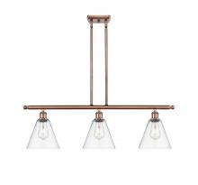 Innovations Lighting 516-3I-AC-GBC-82 - Berkshire - 3 Light - 36 inch - Antique Copper - Cord hung - Island Light