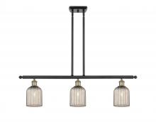 Innovations Lighting 516-3I-BAB-G559-5ME - Bridal Veil - 3 Light - 36 inch - Black Antique Brass - Cord hung - Island Light