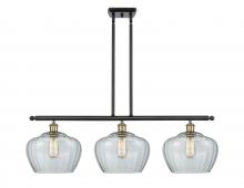 Innovations Lighting 516-3I-BAB-G92-L-LED - Fenton - 3 Light - 38 inch - Black Antique Brass - Cord hung - Island Light