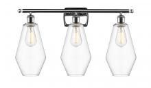 Innovations Lighting 516-3W-PC-G652-7 - Cindyrella - 3 Light - 27 inch - Polished Chrome - Bath Vanity Light