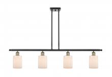 Innovations Lighting 516-4I-BAB-G341 - Hadley - 4 Light - 48 inch - Black Antique Brass - Cord hung - Island Light