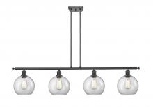 Innovations Lighting 516-4I-BK-G122-10 - Athens - 4 Light - 48 inch - Matte Black - Stem Hung - Island Light