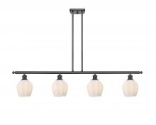 Innovations Lighting 516-4I-BK-G461-6 - Norfolk - 4 Light - 48 inch - Matte Black - Cord hung - Island Light