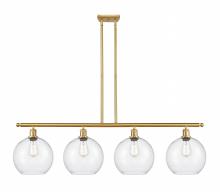 Innovations Lighting 516-4I-SG-G124-10 - Athens - 4 Light - 48 inch - Satin Gold - Stem Hung - Island Light