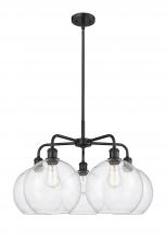 Innovations Lighting 516-5CR-BK-G124-10 - Athens - 5 Light - 28 inch - Matte Black - Chandelier