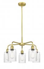 Innovations Lighting 516-5CR-SG-G342 - Hadley - 5 Light - 23 inch - Satin Gold - Chandelier