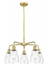 Innovations Lighting 516-5CR-SG-G394 - Ellery - 5 Light - 23 inch - Satin Gold - Chandelier