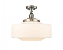 Innovations Lighting 517-1CH-SN-G691-16 - Bridgeton - 1 Light - 12 inch - Brushed Satin Nickel - Semi-Flush Mount