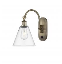 Innovations Lighting 518-1W-AB-GBC-82 - Berkshire - 1 Light - 8 inch - Antique Brass - Sconce