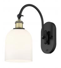 Innovations Lighting 518-1W-BAB-G558-6GWH - Bella - 1 Light - 6 inch - Black Antique Brass - Sconce