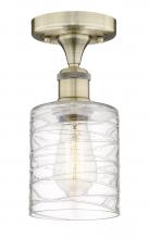 Innovations Lighting 616-1F-AB-G1113 - Cobbleskill - 1 Light - 5 inch - Antique Brass - Semi-Flush Mount