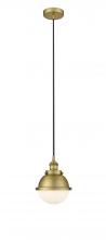 Innovations Lighting 616-1PH-BB-HFS-61-BB - Hampden - 1 Light - 7 inch - Brushed Brass - Cord hung - Mini Pendant