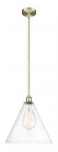 Innovations Lighting 616-1S-AB-GBC-162 - Berkshire - 1 Light - 16 inch - Antique Brass - Cord hung - Pendant