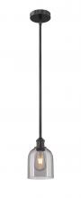 Innovations Lighting 616-1S-BK-G558-6SM - Bella - 1 Light - 6 inch - Matte Black - Cord hung - Mini Pendant