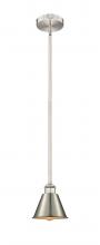 Innovations Lighting 616-1S-SN-M8 - Smithfield - 1 Light - 7 inch - Brushed Satin Nickel - Cord hung - Mini Pendant