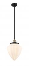 Innovations Lighting 616-1SH-BAB-G661-12 - Bullet - 1 Light - 12 inch - Black Antique Brass - Cord hung - Mini Pendant