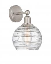 Innovations Lighting 616-1W-SN-G1213-8 - Athens Deco Swirl - 1 Light - 8 inch - Satin Nickel - Sconce