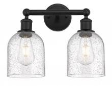 Innovations Lighting 616-2W-BK-G558-6SDY - Bella - 2 Light - 15 inch - Matte Black - Bath Vanity Light