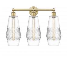 Innovations Lighting 616-3W-BB-G682-7 - Windham - 3 Light - 25 inch - Brushed Brass - Bath Vanity Light