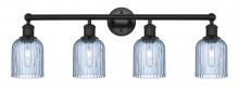 Innovations Lighting 616-4W-BK-G559-5BL - Bridal Veil - 4 Light - 32 inch - Matte Black - Bath Vanity Light