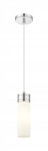 Innovations Lighting 617-1P-PC-G617-8WH - Boreas - 1 Light - 3 inch - Polished Chrome - Cord Hung - Mini Pendant