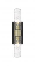 Innovations Lighting 617-2W-BAB-G617-8DE - Boreas - 2 Light - 18 inch - Black Antique Brass - Bath Vanity Light