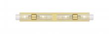  617S-4W-SG-G617-8SCL - Boreas - 4 Light - 39 inch - Satin Gold - Bath Vanity Light