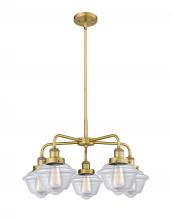 Innovations Lighting 916-5CR-BB-G532 - Oxford - 5 Light - 26 inch - Brushed Brass - Chandelier