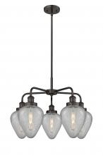  916-5CR-OB-G165 - Geneseo - 5 Light - 25 inch - Oil Rubbed Bronze - Chandelier