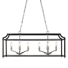 Golden 8401-LP PW-BLK - Linear Pendant